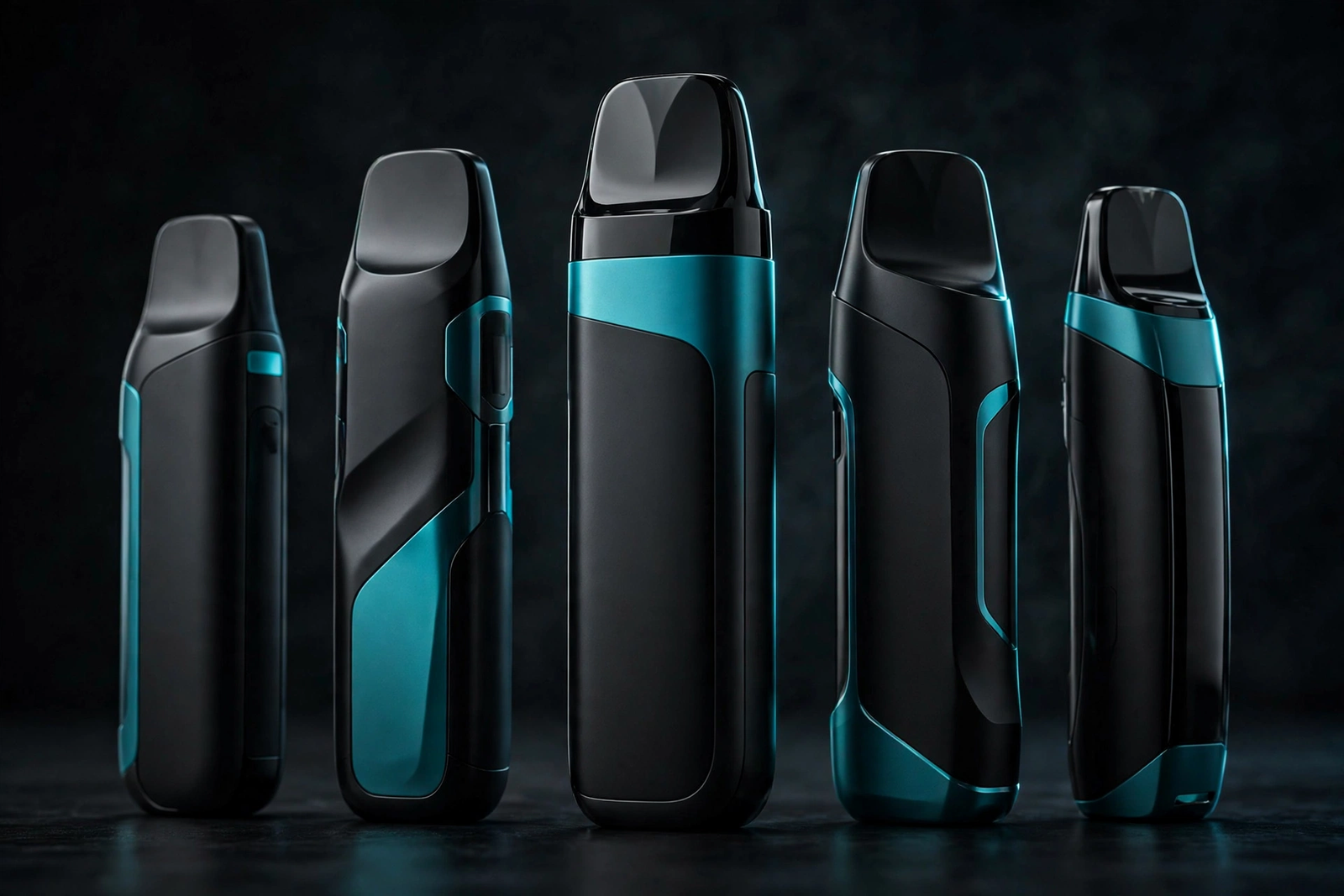 Uwell Caliburn pod vape device lineup in black and teal, 2026 brand guide hero image